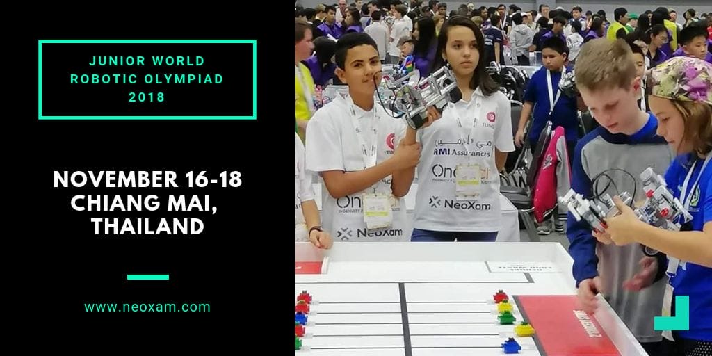 NeoXam at The Junior World Robotic Olympiad in Thailand