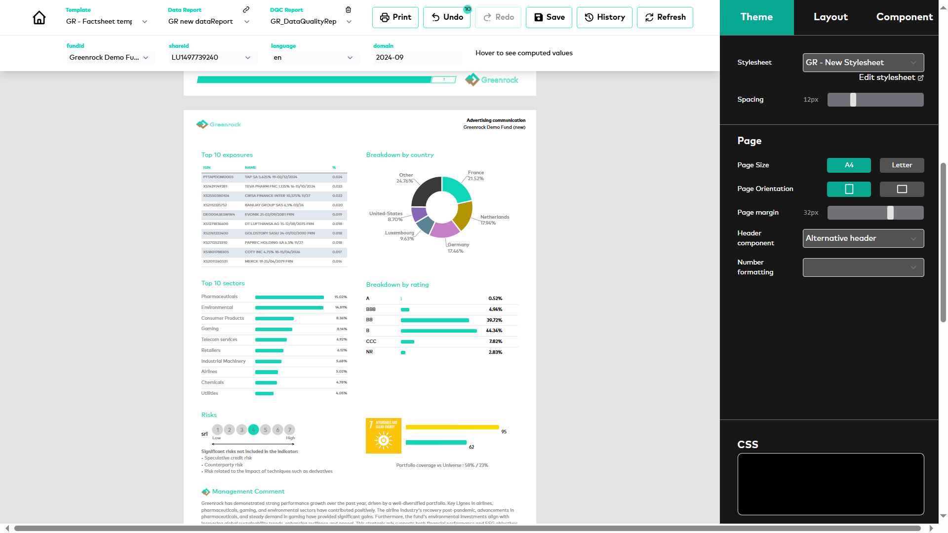 NeoXam Impress Templating screenshot