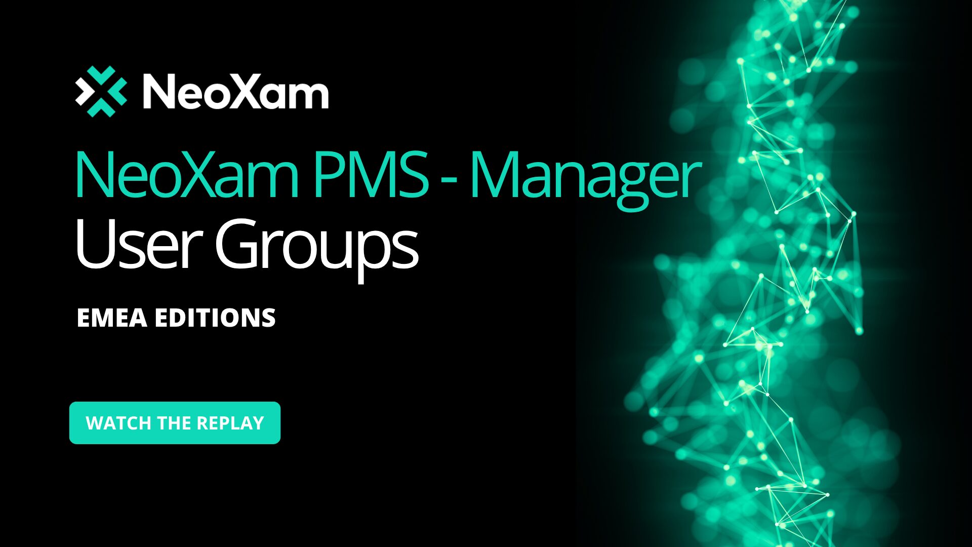Webinar User Group PMS- Manager
