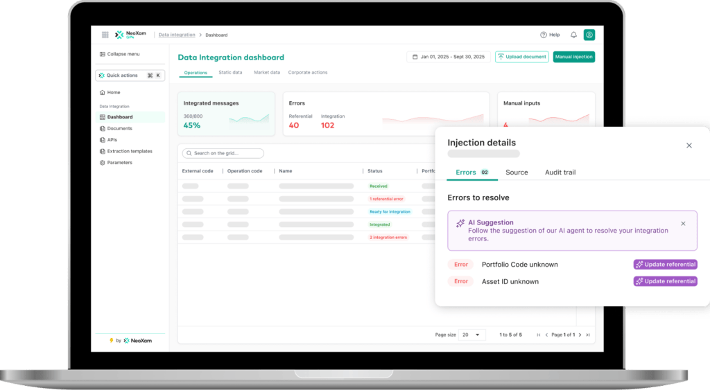 NeoXam Comprehensive Data Management